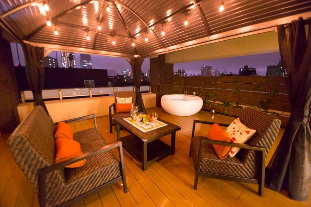 Апартаменты Oshiage Sky View Terrace Penthouse Токио Экстерьер фото